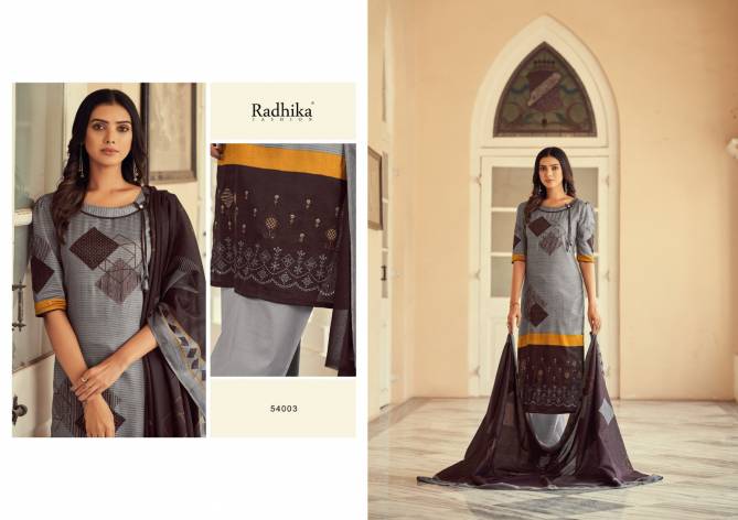 Azara Maria By Radhika 54001-54006  Cotton Dress Material Catalog